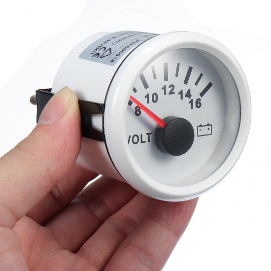 Volt Meter Gauge 8-16 Volts Caravan Boat Marine Voltmeter