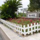 Wooden Picket Fence Garden Lawn Edging Yard Outdoor Weatherproof Impregnation