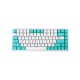 124 Keys QingSu Keycap Set OEM Profile PBT Double Color Injection Keycaps for Mechanical Keyboard