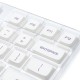 138 Keys Milk Purple Keycap Set XDA Profile PBT Sublimation Keycaps for 61/64/87/108 Keys Mechanical Keyboards