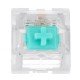 110 Pcs Mechanical Switches Milk Green Switch Transparent PC Top Housing 3Pin Linear Switch for Mechanical Gaming Keyboard