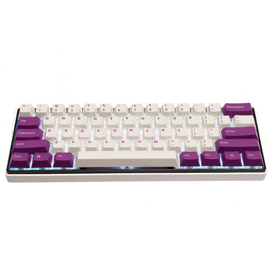 108 Keys Milk Purple Keycap Set OEM Profile PBT Keycaps for 61/68/87/104/108 Keys Mechanical Keyboards