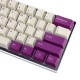 108 Keys Milk Purple Keycap Set OEM Profile PBT Keycaps for 61/68/87/104/108 Keys Mechanical Keyboards