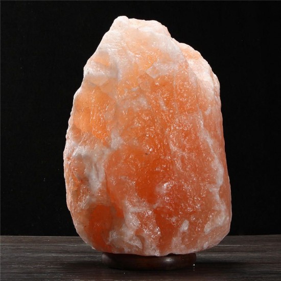 40 X 20CM Natural Himalayan Ionic Air Purifier Crystal Salt Lamp Table Night Light