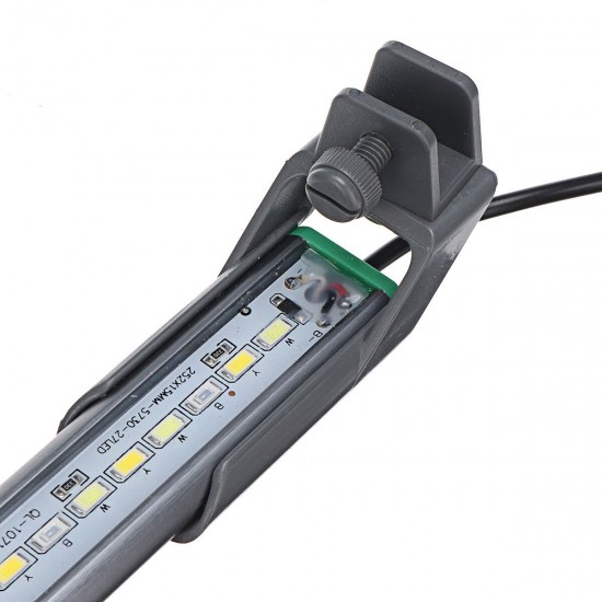 50/40/30/20 CM 100-240V Aquarium Fish Tank Light Waterproof Lamp Adjustable Length Dimmable Timer