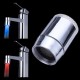 5pcs Color Changing LED Faucet Color Changing Water Tap Light Silver