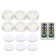 6PCS Battery Powered LED Under Cabinet Kitchen Counter Night Light + 2 Wireless Remote Control