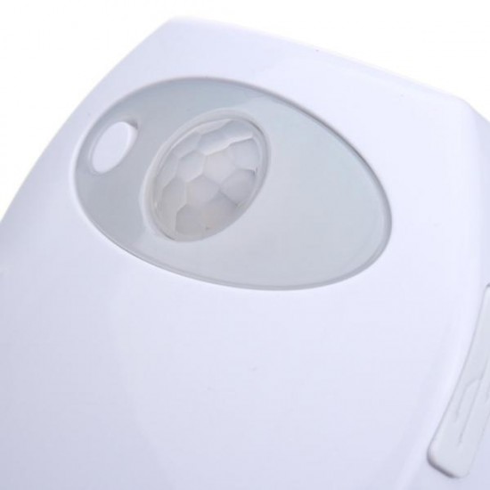 8 Color Changing Motion Activated Sensor LED USB Charge Toilet Night Light Human Body Induction