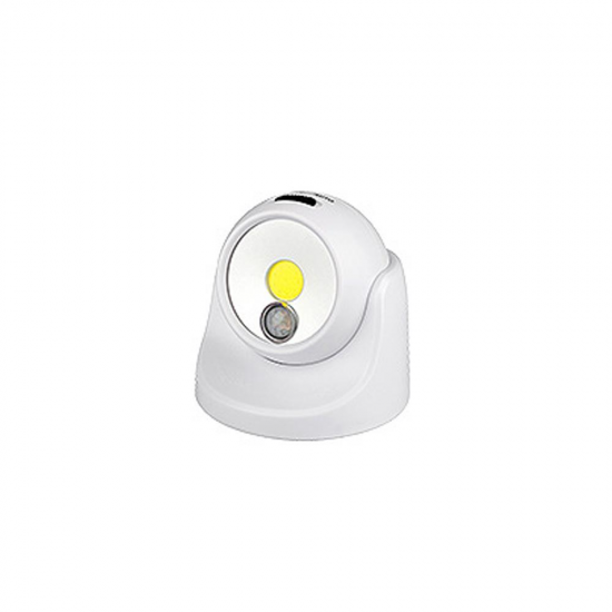 Battery Powered / USB Rechargeable 360 Degree Rotation COB PIR Motion Sensor Night Wall Light Home