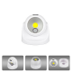 Battery Powered / USB Rechargeable 360 Degree Rotation COB PIR Motion Sensor Night Wall Light Home