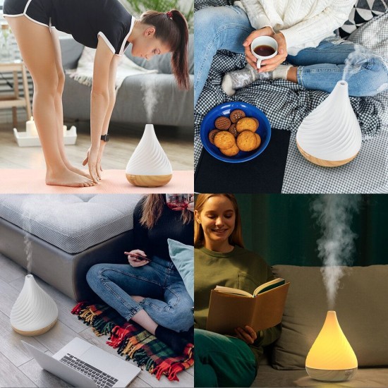 BW-FUN12 200mL Capacity Aroma Diffuser Humidifier With Ultrasonic Atomization RGB Night Light 2 Mist Modes AC100-240V