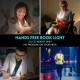 Book Light Portable Rechargeable 4 LED Reading Light with 2 Flexible Soft Silicone Arms USB Cable for Reading/Running/Walking/Outdoor Sports