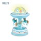 Carousel Music Box Starry Light 3-horse Automatic Lifting Rotating Girls Gift