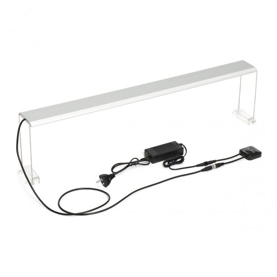 90CM bluetooth Ultra-thin RGB LED Fish Tank Light Full Spectrum APP Control Aquarium Lamp AC110-240V