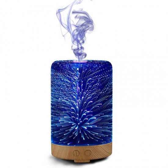 Color Changing 3D Lighting Essential Oil Aroma Diffuser Ultrasonic Mist Humidifier Aromatherapy