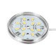 DC12V 2.5W 6-In-1 LED Recessed Cabinet Light Ceiling Panel Down Slim Kitchen Lamp + EU Plug with Switch