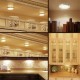 DC12V 2.5W 6-In-1 LED Recessed Cabinet Light Ceiling Panel Down Slim Kitchen Lamp + EU Plug with Switch