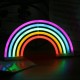 Rainbow Neon Sign Light Bar Pub Store Display Neon Light Wall Window Decor Christmas Decorations Clearance Christmas Lights