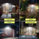 180 LED Solar Light Powered Wall Light PIR Motion Sensor Security Lamp Outdoor