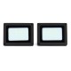 2 Pcs 5W 54 LED Flood Light Waterproof Light Sensor Solar Light