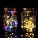 20 LED Solar String Light Mason Jar Lamp Hanging Outdoor Garden Decor Waterproof