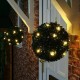 20cm Solar Powered Artificial Topiary Ball LED Solar Light Outdoor Wedding Garden Decorative Lamp