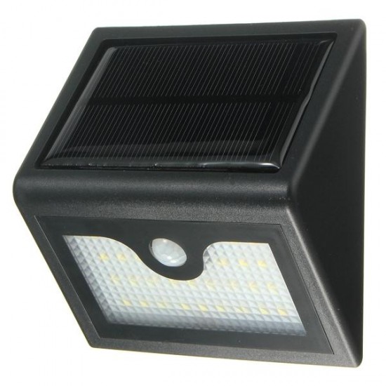 28 LED Solar Power Light & PIR Sensor Wall Light Outdoor Garden Lamp