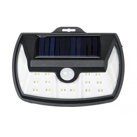 28/42LED Waterproof LED Solar Wall Light Outdoor PIR Motion Sensor Garden Lamp