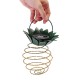 2pcs Solar Powered 25 LED Pineapple Lights Hanging Fairy String Waterproof for Outdoor Garden Decor