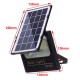 300W Solar Powered LED Street Wall Flood Lamp Garden Spotlight with 5M Extension Wire + Remote Control