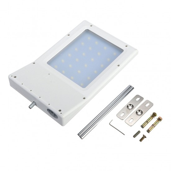 30W 500LM 24LED Solar Wall Light PIR Motion Outdoor Garden Walkway Security Lamp