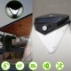 32 LED Solar Power PIR Motion Sensor Wall Light Outdoor Lamp 4 Sides Waterproof