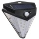 32 LED Solar Power PIR Motion Sensor Wall Light Outdoor Lamp 4 Sides Waterproof