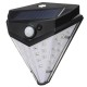 32 LED Solar Power PIR Motion Sensor Wall Light Outdoor Lamp 4 Sides Waterproof