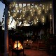 32FT 10M 100LED Solar Water Drop Fairy String Light Outdoor Garden Party Christmas Lawn Lamp Decor