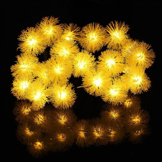 4.8M Solar Power Light Control 20 LED Christmas Fairy String Light Party Outdoor Patio Decor Lamp