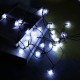6.5M 30LED Roses Solar LED String Light Outdoor Indoor Garden Patio Decor Lamp