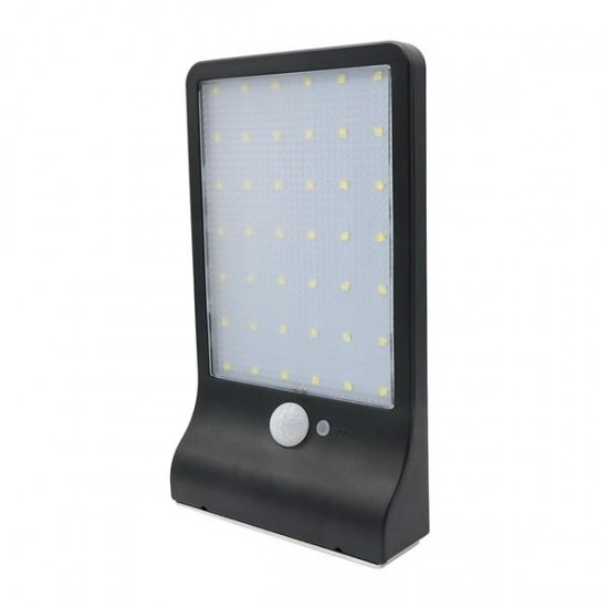 Solar Powered 42 LED Waterproof Light Control & PIR Sensor Wall Lamp for Outdoor Garden