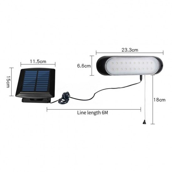 Easy Install Balcony Pull Rope Lawn Outdoor Waterproof Solar Light Home Garden Fence Ranch Path LED Solar Lamp Landscape Front Door Porch