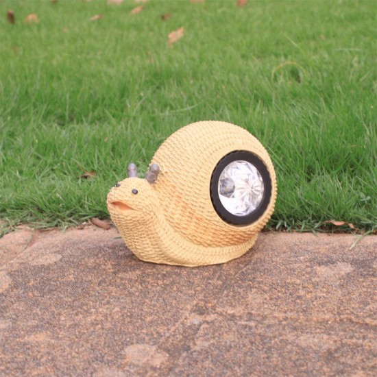 LED Solar Light Animal Bird/Snail/Frog Model Landscape Garden Creative Fairy Tale Outdoor Waterproof Solar Lamp Craft Decoration