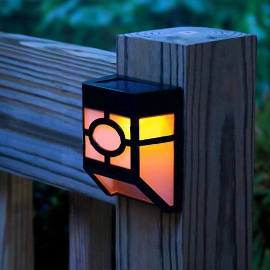 LED Solar Light Wall Mount Motion Sensor Staircase Lighting Outdoor Garden Waterproof Street Lamp