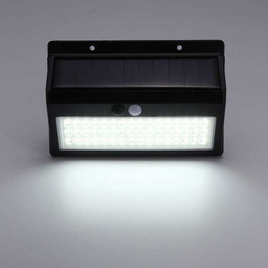 Outdoor LED Solar Powered Light 3 Modes PIR Sensor Security Waterproof Wall Lamp for Garden Street