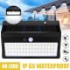 Outdoor LED Solar Powered Light 3 Modes PIR Sensor Security Waterproof Wall Lamp for Garden Street