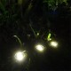 Outdoor Solar Light 3 LED Stainless Steel Buried Ground Floor Garden Lawn Landscape Lamp