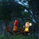 Parrot Owl Pattern Hanging LED Solar Light Outdoor Garden Lawn Lamp Energy-saving Waterproof Decor
