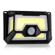 Solar COB PIR Motion Sensor Light 4 Sides Waterproof Outdoor Emergency Garden Security Wall Lamp