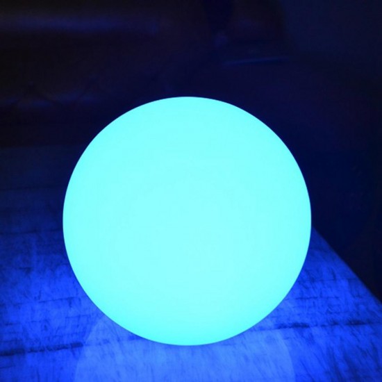 Outdoor RGB LED Remote Waterproof Ball Garden Porch Landscape Pathway Night Light 30/35/40cm