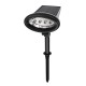 Solar Powered 4 LED Lawn Light Outdoor Waterproof Wall Lamp Hallway Porch Fixture