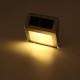 Solar Powered LED Fence Wall Light Outdoor Garden Lighting Step Shed Path Lamp