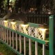 Solar Powered LED Path Landscape Mount Outdoor Garden Stair Fence Lamp